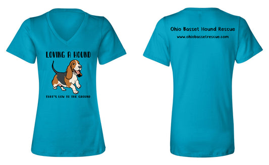 Bassetfest 2023 Women's V-neck