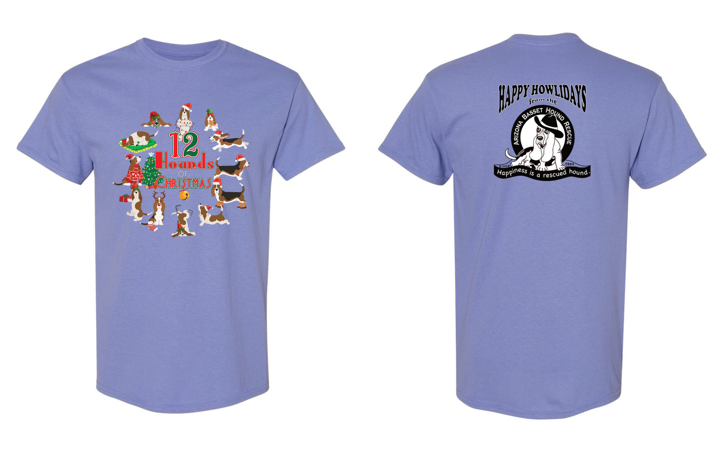 12 Hounds of Christmas Shirt