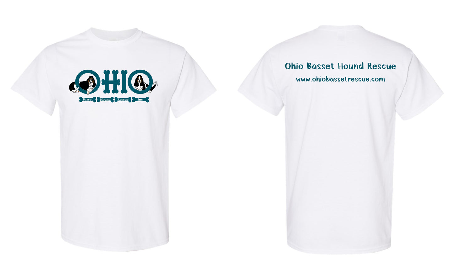 Ohio Basset Hound Rescue Logo Shirt