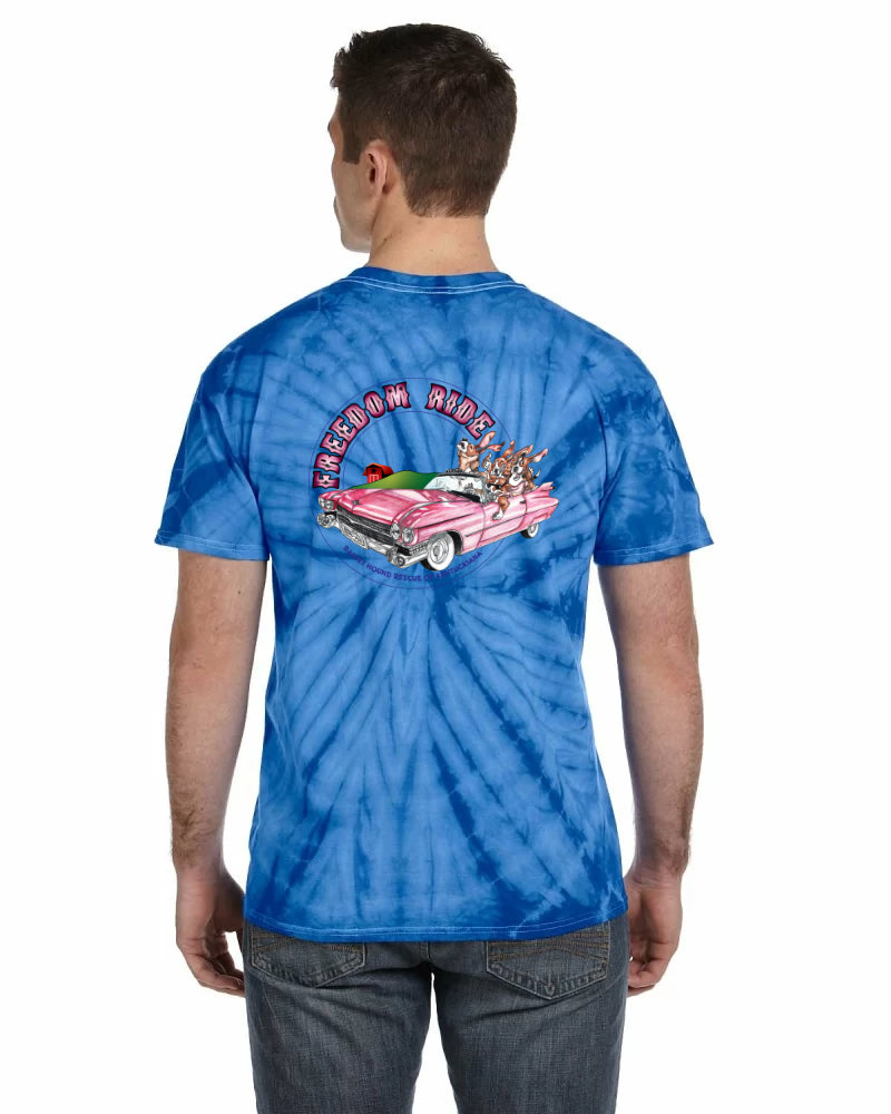 Cadillac Freedom Ride Tie-Dye Shirts