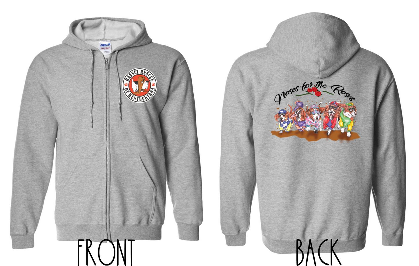 Noses for the Roses Zip Up Hoodies *3 COLORS*