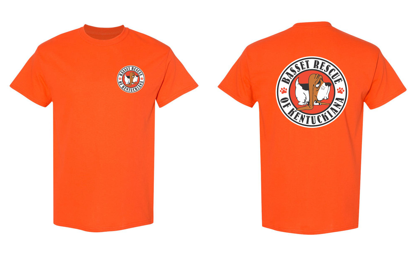 Basset Rescue of Kentuckiana Logo Shirt *10 COLORS*