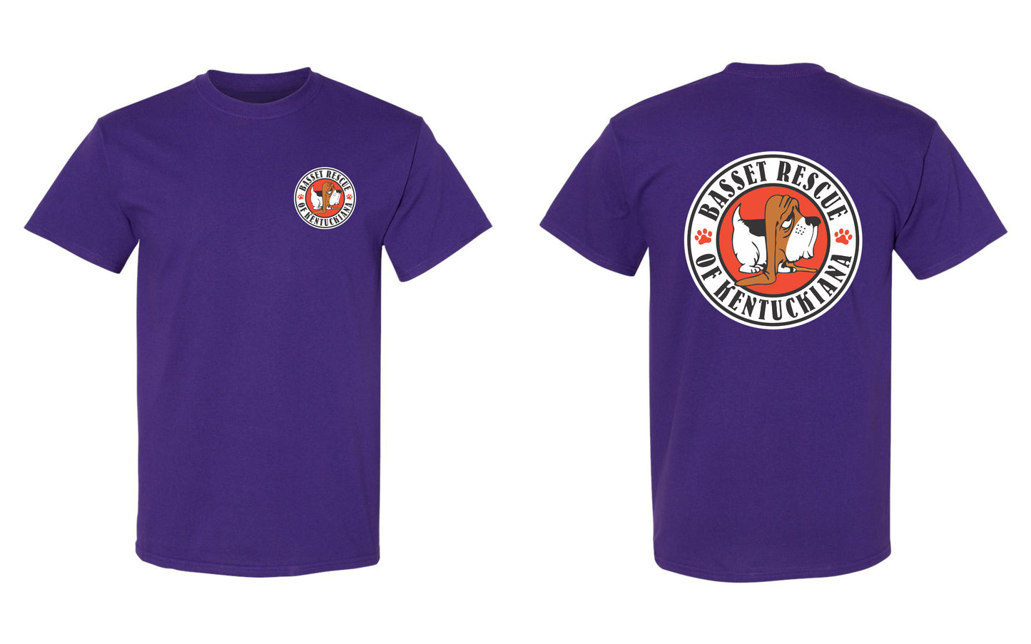 Basset Rescue of Kentuckiana Logo Shirt *10 COLORS*