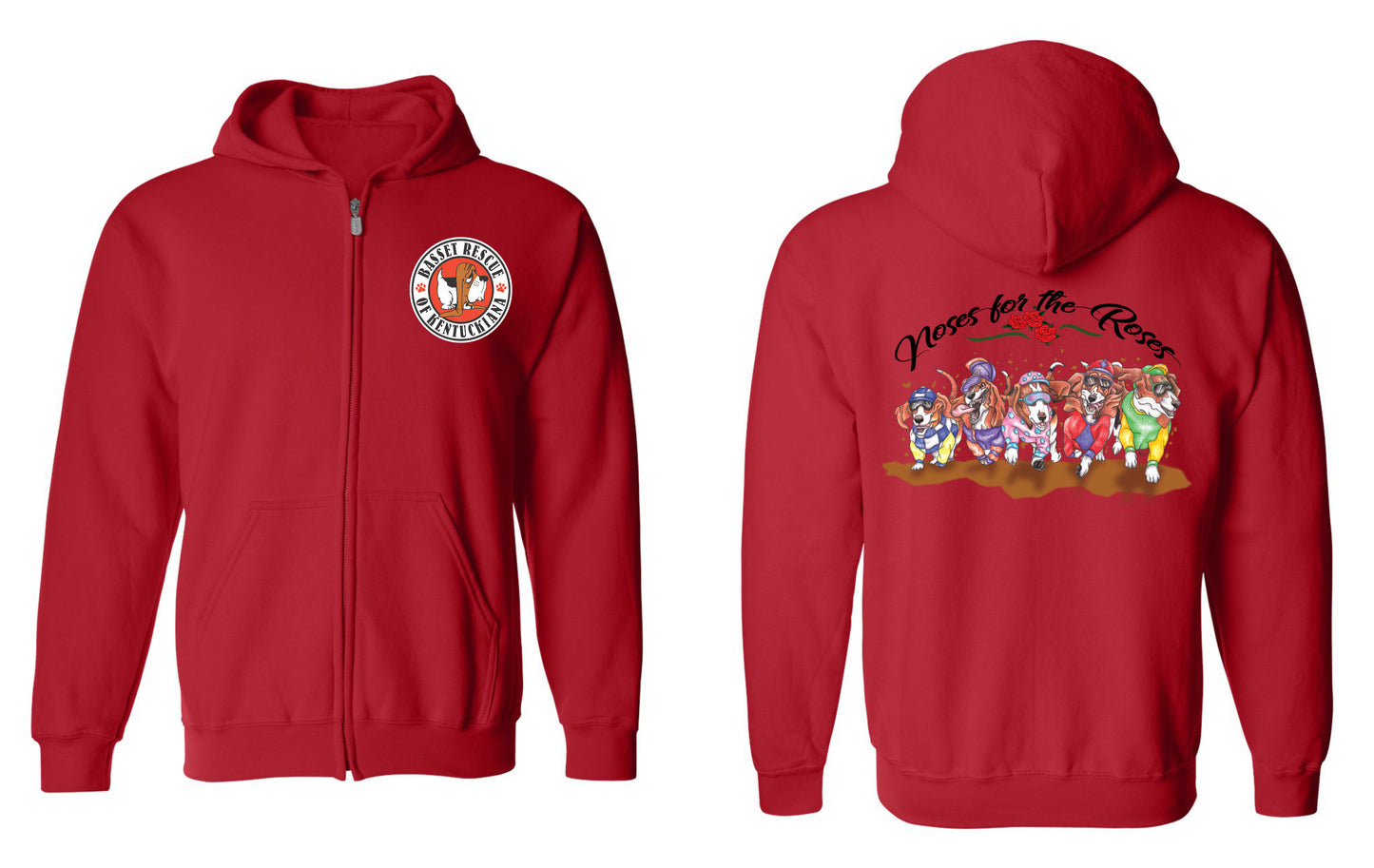 Noses for the Roses Zip Up Hoodies *3 COLORS*