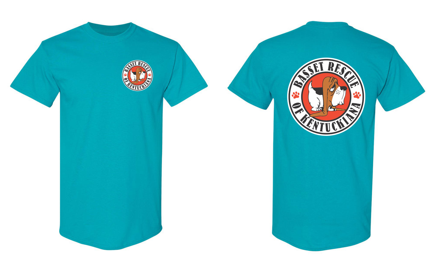 Basset Rescue of Kentuckiana Logo Shirt *10 COLORS*